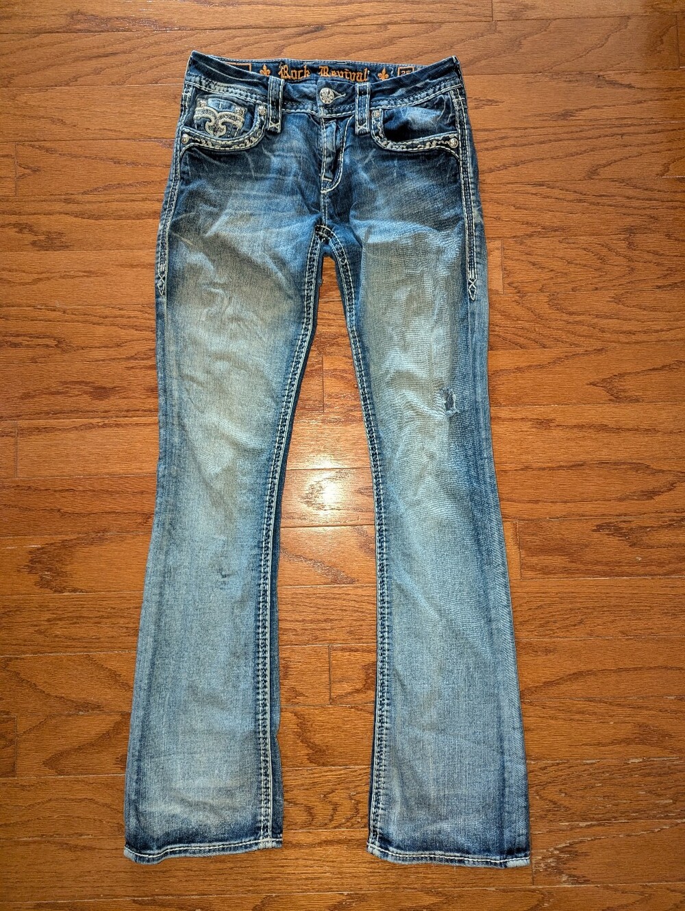 Rock Revival jeans - 26 inch or size 2 - mid rise boot cut - Cherilyn style